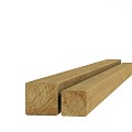 Steunpaal Grenen 68x68mm 240cm