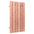 Douglas geschaafde plankendeur op zwart stalen frame, 100x190cm