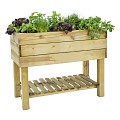 Minigarden robuust grenen 80 x 100 x 50 cm (HxBxD), groen geïmpregneerd.