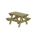 Kinderpicknicktafel 90x90cm