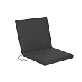 Stoelkussen antraciet