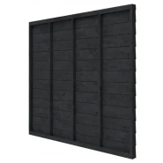 Douglas wandpakket t.b.v. enkelzijdige wand Comfort/DHZ 246.5x224 cm, zwart geïmpregneerd