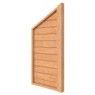 Douglas wandpakket t.b.v. enkelzijdige 1 m zijwand kapschuur Comfort (incl staander), kleurloos geïmpregneerd