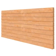 Douglas wandpakket t.b.v. dubbelzijdige wand kapschuur Comfort 371x162 cm, kleurloos geïmpregneerd