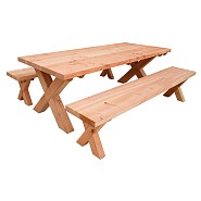 Buitenverblijf met zadeldak Excellent Modulair, douglas, tussenstuk XXL/A, 193x399 cm, groen geïmpregneerd.