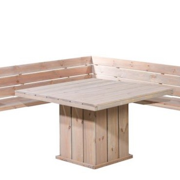 Staander vuren verlijmd t.b.v. Buitenverblijf Premium, 14 x 14 x 224 cm, groen geïmpregneerd.