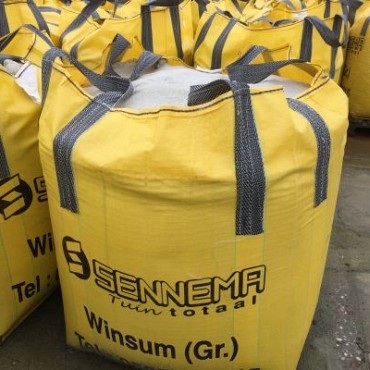 BigBag tuinaarde bezorgd