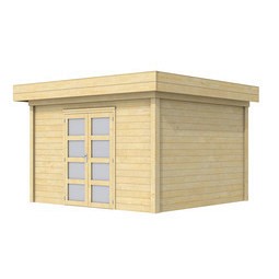 Vuren Topvision Parelhoen, 400x300 cm, wit gespoten