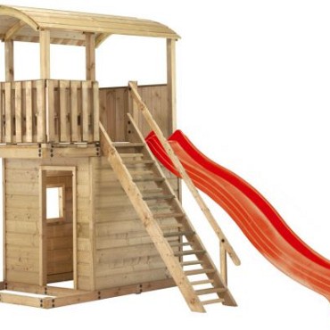 Zweeds rabat vuren enkelzijdige wand C, t.b.v. enkele deur, 278,5 x 224 cm, kleurloos geïmpregneerd.