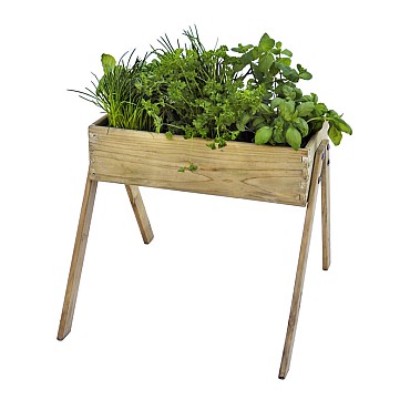 Minigarden junior grenen 45 x 53 x 60 cm (HxBxD), groen geïmpregneerd.