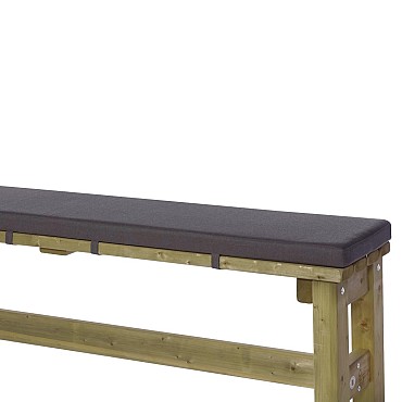 Kussen, bank z. leuning antraciet