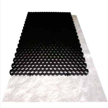Grindplaat met onderdoek 80x120cm zwart