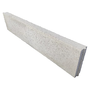 Betonband 6x20x100 grijs