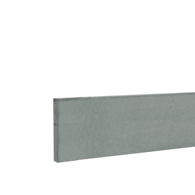 Betonplaat glad 24 x 3,5 x 184 cm, grijs, ongecoat.