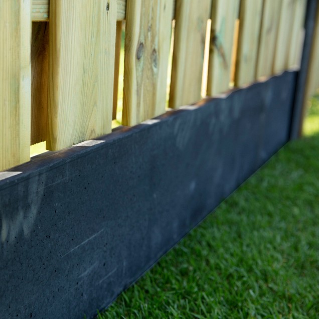 Betonplaat glad 24 x 3,5 x 224 cm, antraciet, gecoat.
