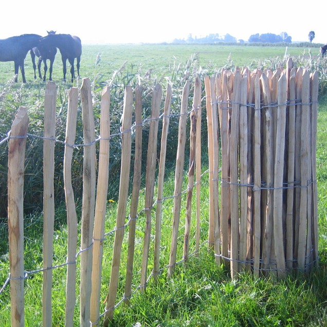 Kastanje schapenhek 460x90cm (latafst. ca 5 cm)