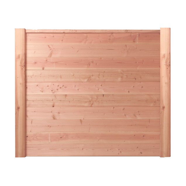 Douglas geschaafd blokhutprofiel 28x195mm 500 cm, onbehandeld
