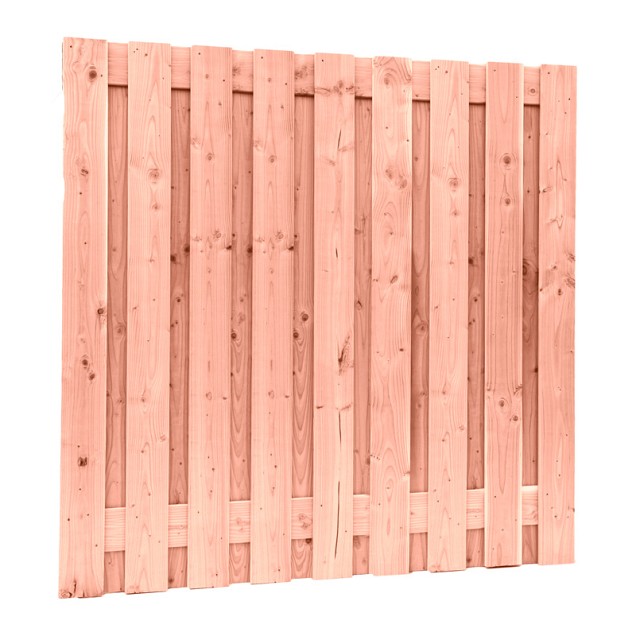Douglas geschaafd plankenscherm 19-planks, 180 x 180 cm