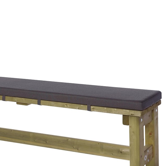 Kussen, bank z. leuning antraciet