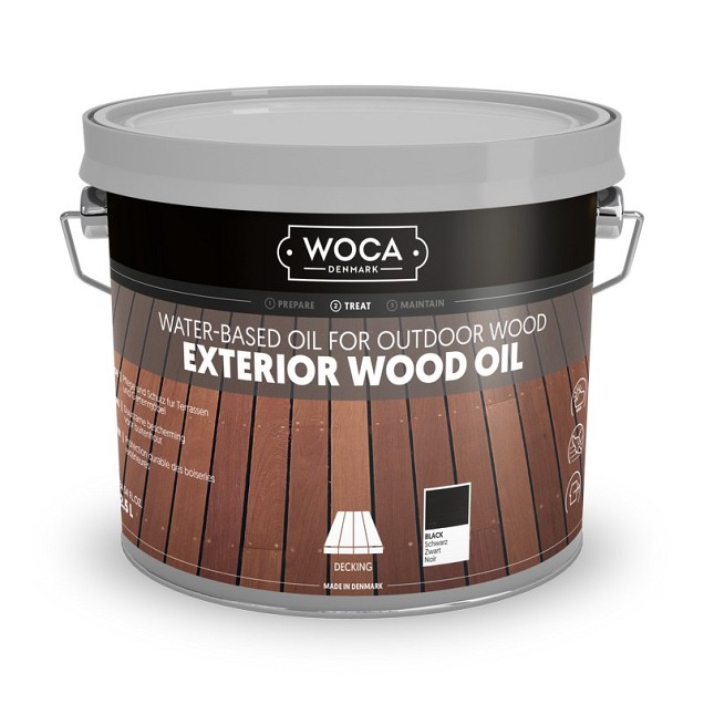 Woca Exterieur Olie Zwart 2500ml