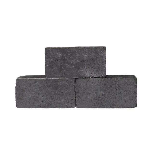Linea 15x15x30 antraciet getrommeld