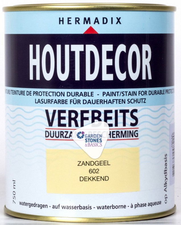 Houtdecor 602 Zandgeel 750 Ml