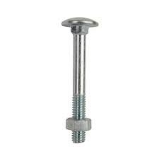 Slotbout+Moer 6x60mm Verzinkt