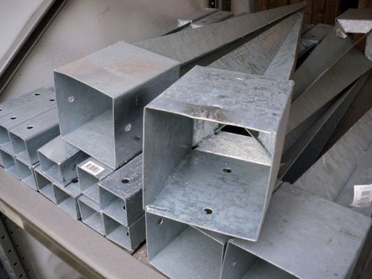 Puntpaalhouder 15x15cm