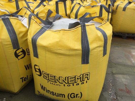 BigBag vulzand bezorgd