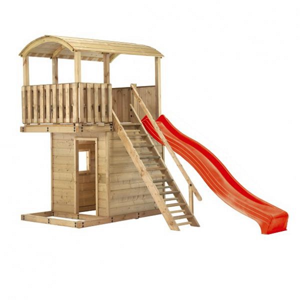 Zweeds rabat vuren enkelzijdige wand C, t.b.v. enkele deur, 278,5 x 224 cm, kleurloos geïmpregneerd.